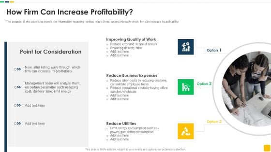 Strawman Proposal For Enterprise Critical Thinking How Firm Can Increase Profitability Graphics PDF