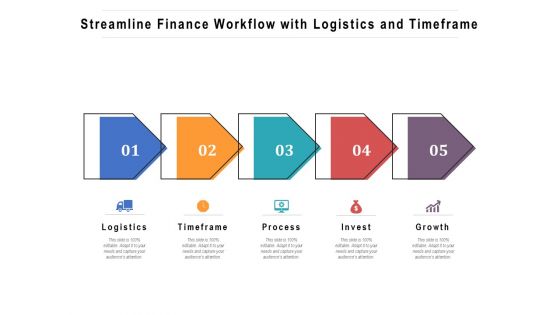 Streamline Finance Workflow With Logistics And Timeframe Ppt PowerPoint Presentation Gallery Inspiration PDF Streamline Finance Workflow With Logistics And Timeframe Ppt PowerPoint Presentation Gallery Inspiration PDF