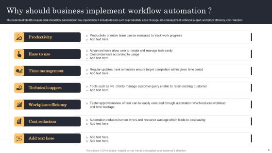Streamlining Manufacturing Processes With Workflow Automation Ppt PowerPoint Presentation Complete Deck With Slides Slide06