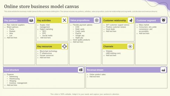 Streamlining Operations Through Clothing Business Strategy Online Store Business Model Brochure PDF Streamlining Operations Through Clothing Business Strategy Online Store Business Model Brochure PDF