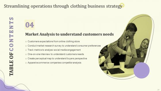 Streamlining Operations Through Clothing Business Strategy Ppt PowerPoint Presentation Complete Deck With Slides