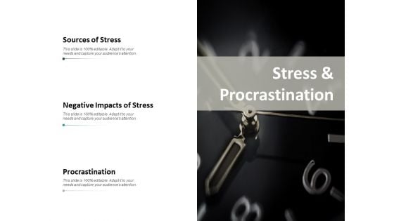 Stress And Procrastination Ppt PowerPoint Presentation Slides Sample
