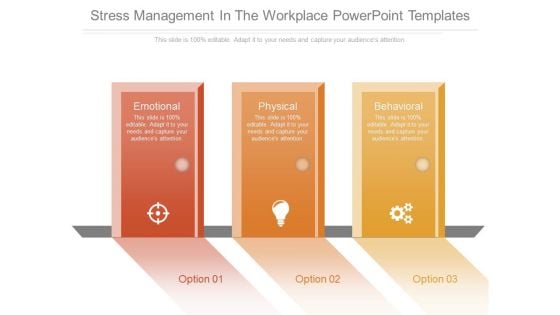 Stress Management In The Workplace Powerpoint Templates