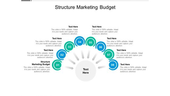 Structure Marketing Budget Ppt PowerPoint Presentation Infographics Maker Cpb