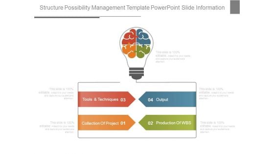 Structure Possibility Management Template Powerpoint Slide Information