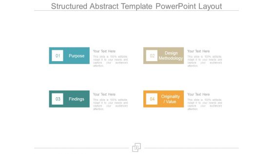 Structured Abstract Template Powerpoint Layout Structured Abstract Template Powerpoint Layout