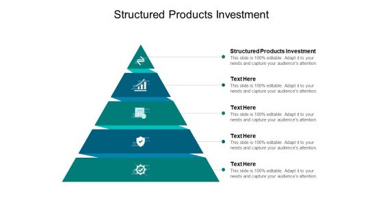 Structured Products Investment Ppt PowerPoint Presentation Infographics Microsoft Cpb Pdf