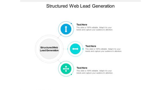 Structured Web Lead Generation Ppt PowerPoint Presentation Outline Tips Cpb Pdf