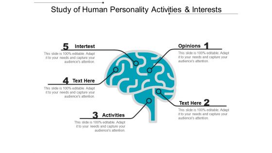 Study Of Human Personality Activities And Interests Ppt PowerPoint Presentation File Styles