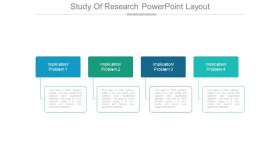 Study Of Research Powerpoint Layout