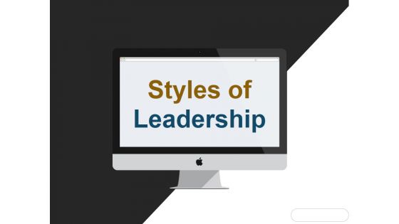 Styles Of Leadership Ppt PowerPoint Presentation Background Designs