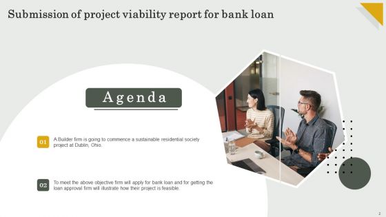 Submission Of Project Viability Report For Bank Loan Ppt PowerPoint Presentation Complete Deck With Slides