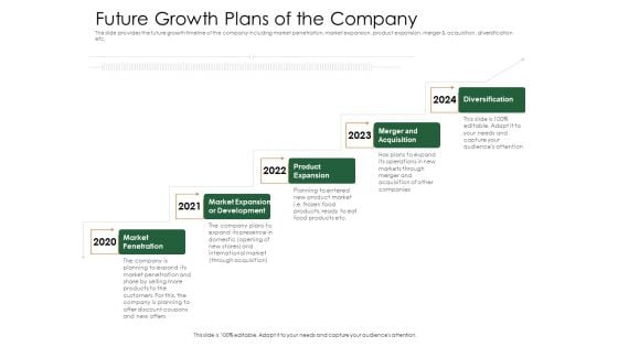 Substitute Financing Pitch Deck Future Growth Plans Of The Company Structure PDF