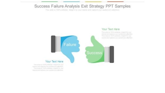 Success Failure Analysis Exit Strategy Ppt Samples