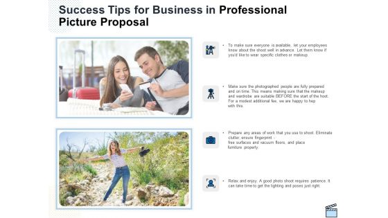 Success Tips For Business In Professional Picture Proposal Ppt Styles Brochure PDF Success Tips For Business In Professional Picture Proposal Ppt Styles Brochure PDF