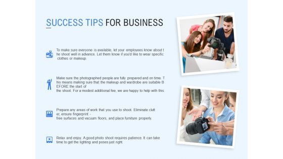 Success Tips For Business Ppt PowerPoint Presentation Slides Outfit