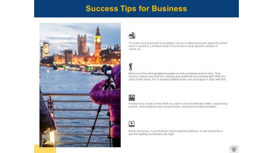 Success Tips For Business Ppt PowerPoint Presentation Summary Slides