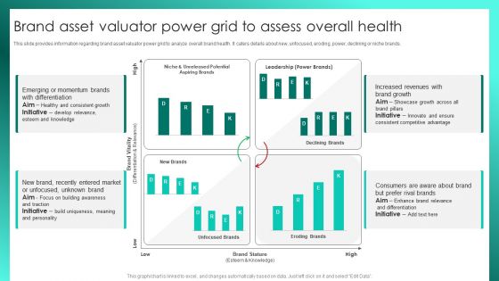 Successful Brand Management Brand Asset Valuator Power Grid To Assess Overall Health Template PDF