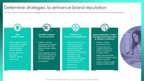 Successful Brand Management Determine Strategies To Enhance Brand Reputation Inspiration PDF