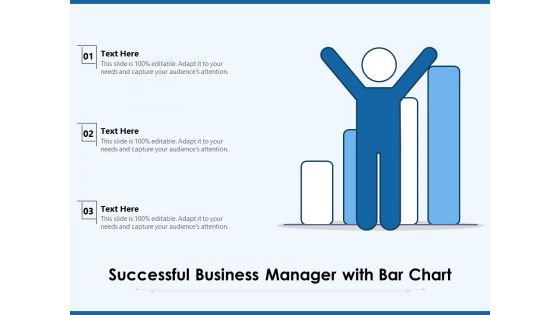 Successful Business Manager With Bar Chart Ppt PowerPoint Presentation Gallery Format PDF