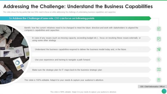 Successful CIO Transformation To Generate Company Value Addressing The Challenge Pictures PDF