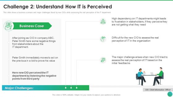 Successful CIO Transformation To Generate Company Value Challenge 2 Understand How It Is Perceived Pictures PDF