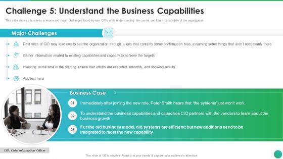 Successful CIO Transformation To Generate Company Value Challenge 5 Understand The Business Elements PDF