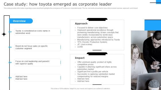 Successful Corporate Technique Enhancing Firms Performance Case Study How Toyota Emerged Themes PDF