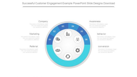 Successful Customer Engagement Example Powerpoint Slide Designs Download
