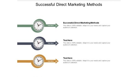 Successful Direct Marketing Methods Ppt PowerPoint Presentation Model Icon Cpb