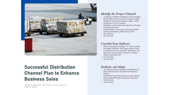 Successful Distribution Channel Plan To Enhance Business Sales Ppt PowerPoint Presentation Professional Guidelines PDF