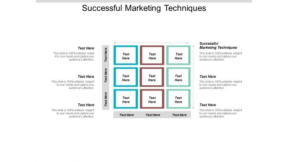 Successful Marketing Techniques Ppt PowerPoint Presentation Inspiration Graphics Example Cpb