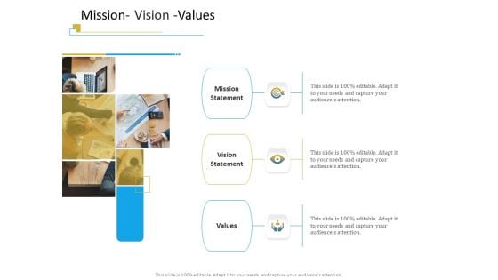 Successful Mobile Strategies For Business Mission Vision Values Diagrams PDF