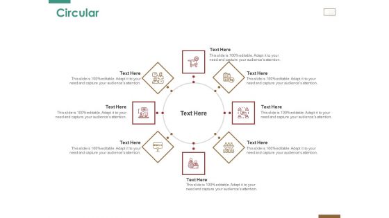 Successful Strategy Implementation Process Organization Circular Slides PDF