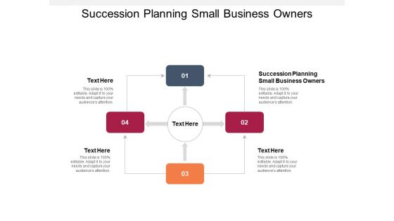 Succession Planning Small Business Owners Ppt PowerPoint Presentation Professional Show Cpb Pdf