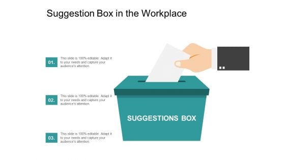 Suggestion Box In The Workplace Ppt Powerpoint Presentation Gallery Skills