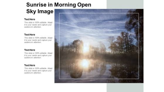 Sunrise In Morning Open Sky Image Ppt Powerpoint Presentation Pictures Topics