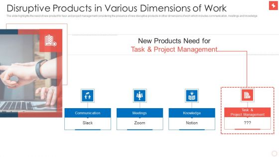 Superlist Fundraising Pitch Deck Edited Disruptive Products In Various Dimensions Of Work Mockup PDF