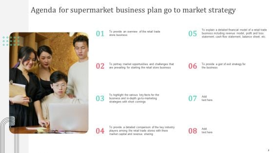 Supermarket Business Plan Go To Market Strategy