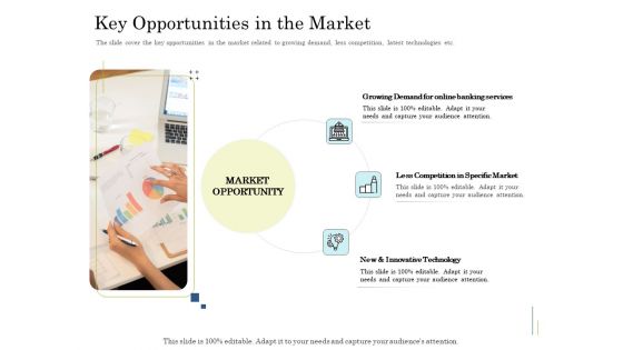 Supplementary Debt Financing Pitch Deck Key Opportunities In The Market Template PDF