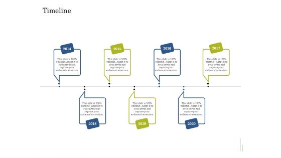 Supplementary Debt Financing Pitch Deck Timeline Designs PDF