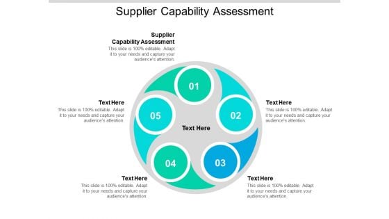 Supplier Capability Assessment Ppt PowerPoint Presentation Model Demonstration Cpb