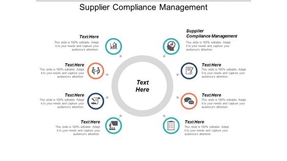 Supplier Compliance Management Ppt PowerPoint Presentation Ideas Portfolio Cpb