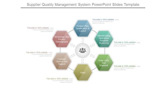 Supplier Quality Management System Powerpoint Slides Template