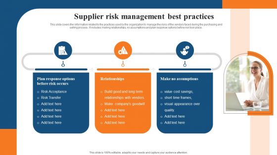 Supplier Risk Management Best Practices Mockup PDF