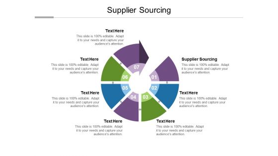 Supplier Sourcing Ppt PowerPoint Presentation Ideas Outline Cpb