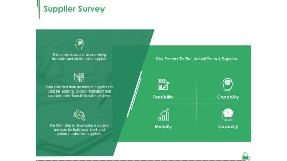 Supplier Survey Ppt PowerPoint Presentation Model Tips