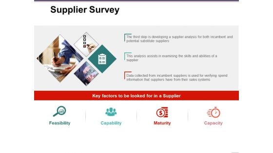 Supplier Survey Ppt PowerPoint Presentation Professional Icons