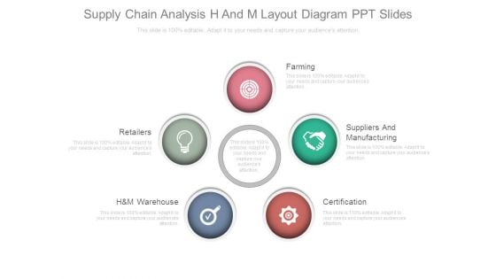 Supply Chain Analysis H And M Layout Diagram Ppt Slides
