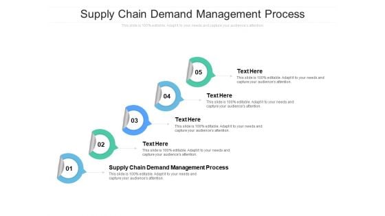 Supply Chain Demand Management Process Ppt PowerPoint Presentation Infographics Demonstration Cpb